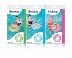 large 36024  SWIMMING FLOAT BESTWAY FROSTED NEON SWIM RING BUOY TIRE TUBE 76CM balidiveshop 3